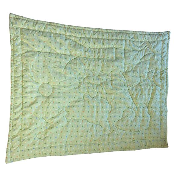 VIntage Winnie the Pooh Crib Blanket Baby Blanket Piglet Eeyore Tigger - Picture 6 of 6